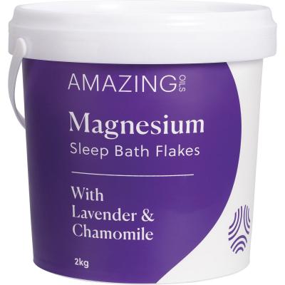 Magnesium Sleep Bath Flakes with Lavender & Chamomile 2kg