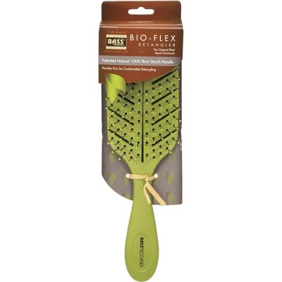 Bio-Flex Detangler Hair Brush Green