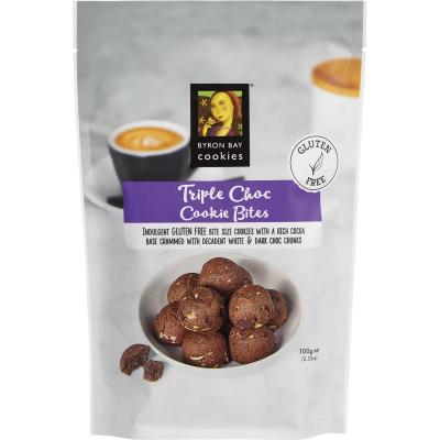 Gluten Free Cookie Bites Triple Choc Fudge 6x100g