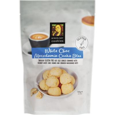 Gluten Free Cookie Bites White Choc Macadamia 6x100g
