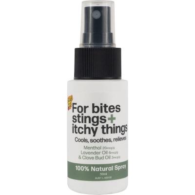 For bites stings + itchy things 100% Natural Spray 50ml