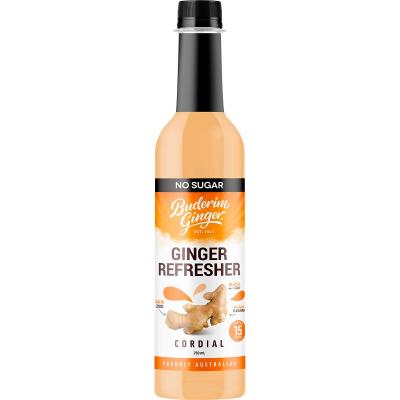 Ginger Refresher No Sugar Cordial 750ml