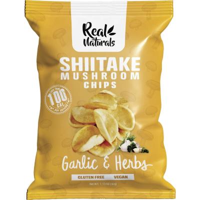 Shiitake Mushroom Chips Garlic & Herbs 12x32g