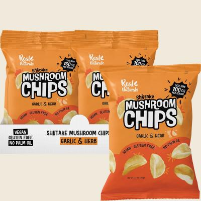 Shiitake Mushroom Chips Garlic & Herb 12x32g