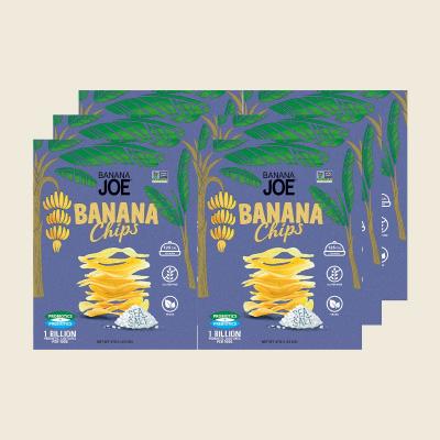 Banana Chips Sea Salt 6x47g