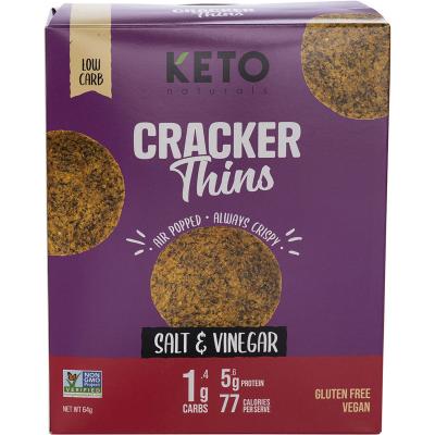 Cracker Thins Salt & Vinegar 6x64g