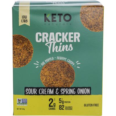 Cracker Thins Sour Cream & Spring Onion 6x64g