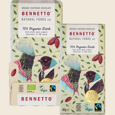 Organic Dark Chocolate 70% Organic Dark 12x80g