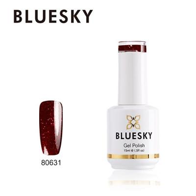 Bluesky 80631 Gel Nail Polish - Glitter Garnet 15ml