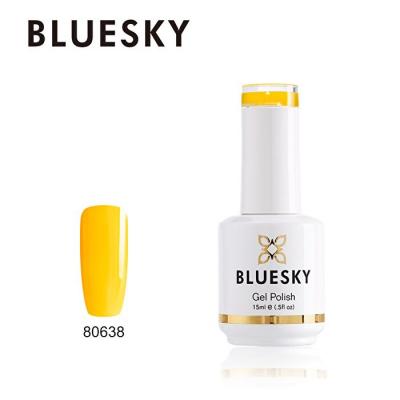 Bluesky 80638 Gel Nail Polish - Yellow Banana Clips 15ml