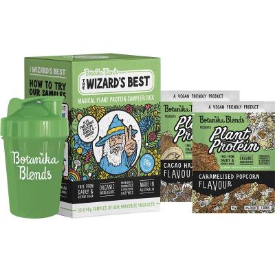The Wizard's Best Plant Protein Sampler Box 10x40g