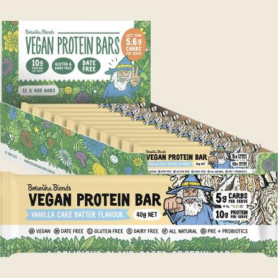 Vegan Protein Bars Vanilla Cake Batter 12x40g