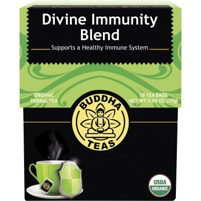 Organic Herbal Tea Bags Divine Immunity Blend 18pk