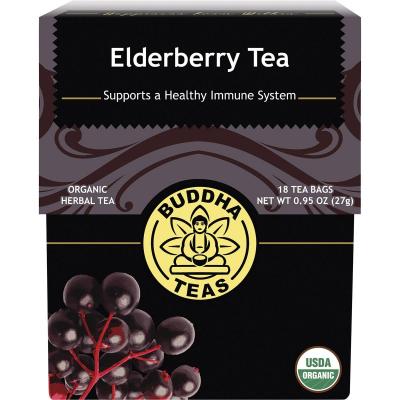 Organic Herbal Tea Bags Elderberry Tea 18pk