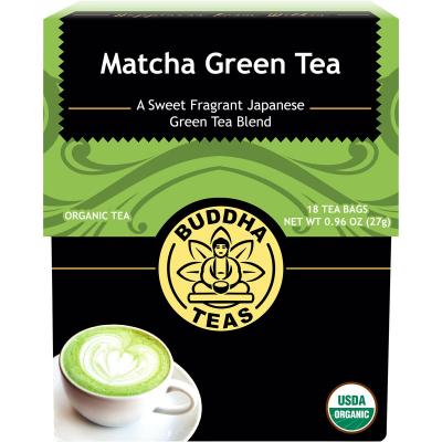 Organic Tea Bags Matcha Green Tea 18pk