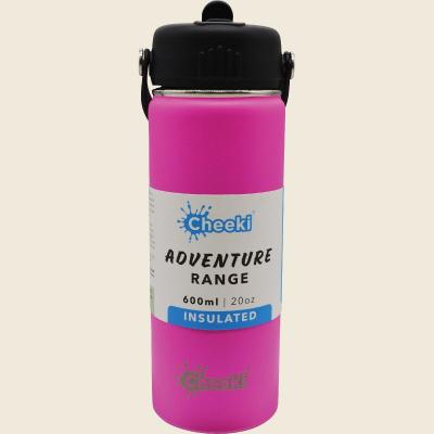 Stainless Steel Bottle Adventure Insulated Magenta 600ml