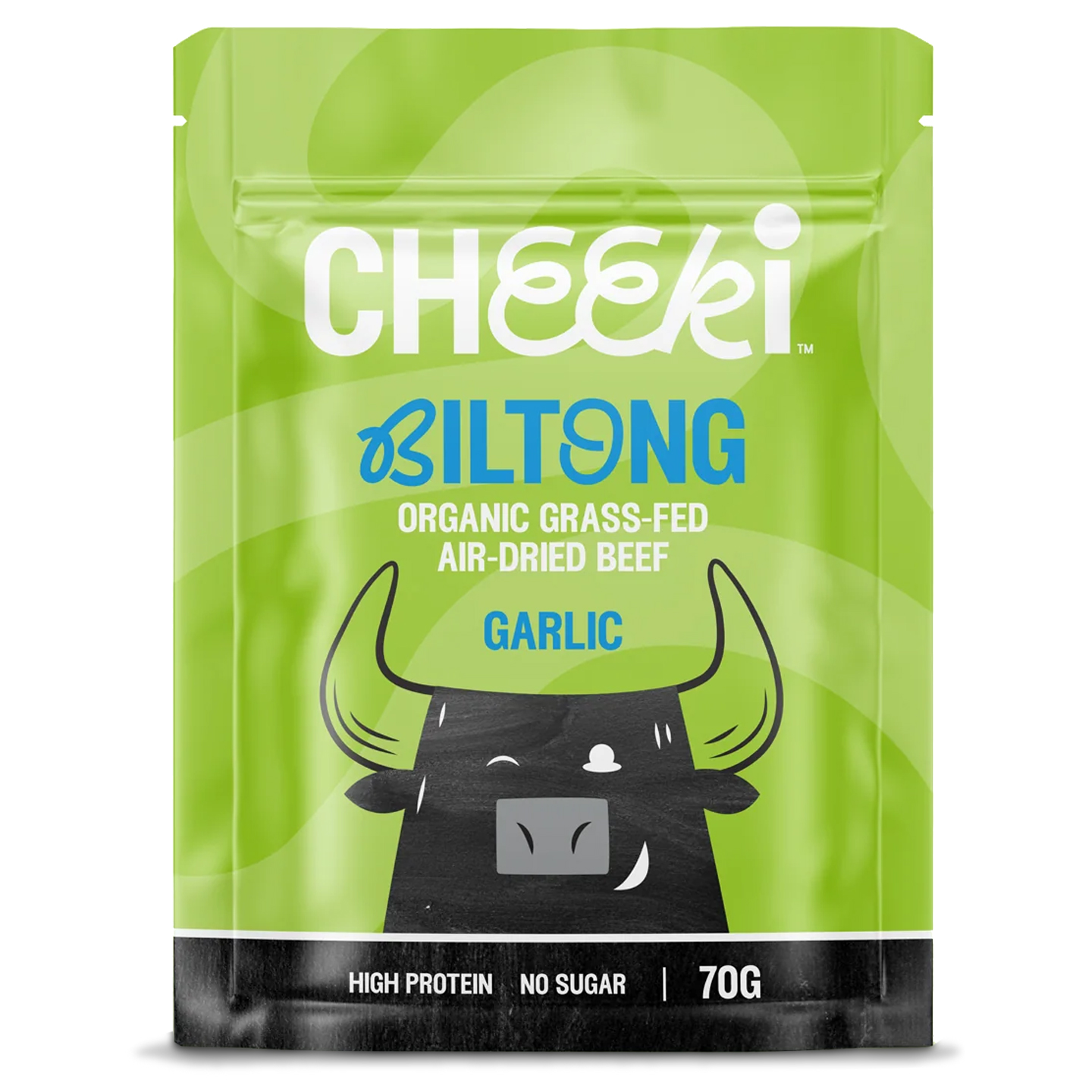 Cheeki Biltong Garlic 12x 70g