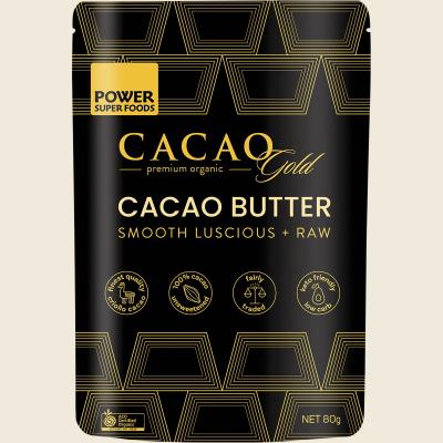Cacao Gold Butter Chunks Raw Certified Organic 80g