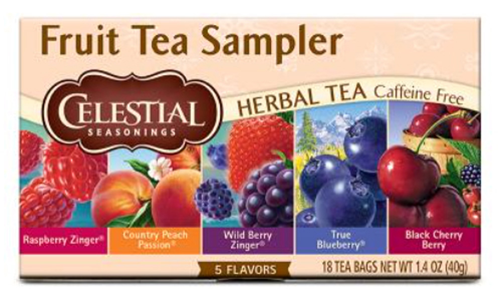 Celestial Tea Fruit Sampler 6 x 18 Tea Bags