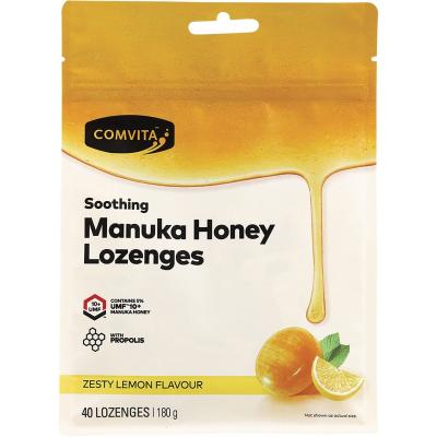 Manuka Honey Lozenges Zesty Lemon 40x4.5g