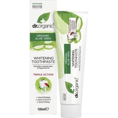 Toothpaste Whitening Organic Aloe Vera 100ml