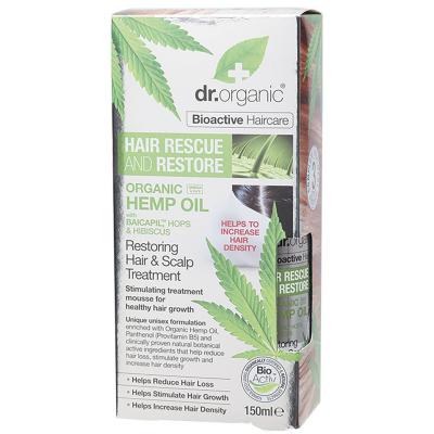 Hair & Scalp Treatment Rescue Restore Organic Hemp Oil 150ml