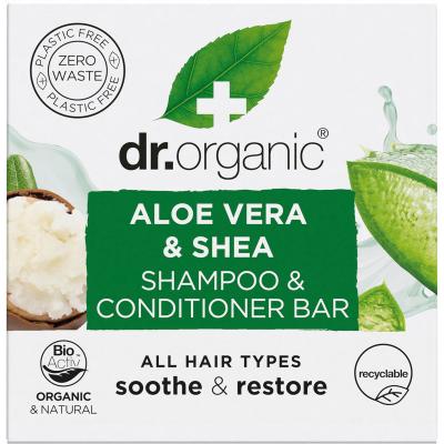 Shampoo & Conditioner Bar Aloe Vera & Shea All Hair Types 75g