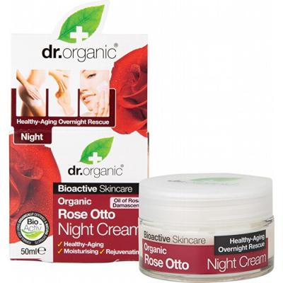 Dr Organic Night Cream Organic Rose Otto 50ml