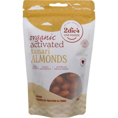 Organic Activated Tamari Almonds 120g