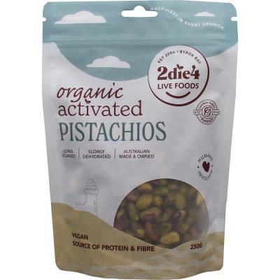 Organic Activated Pistachios 250g
