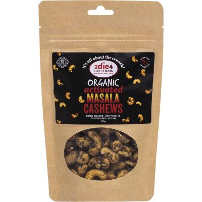 Organic Activated Masala Cashews 120g