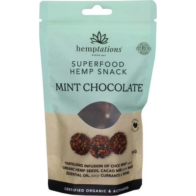 Hemptations Superfood Hemp Snack Mint Chocolate 80g Hemptations Superfood Hemp Snack Mint Chocolate 80g
