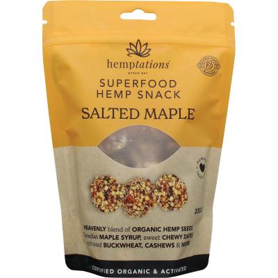 Hemptations Superfood Hemp Snack Salted Maple 200g