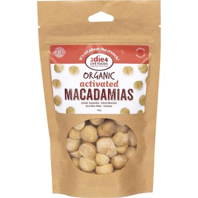 Organic Activated Macadamias 120g