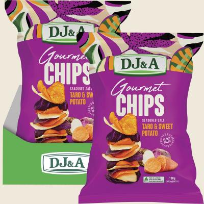 Gourmet Chips Taro & Sweet Potato Seasoned Salt 5x100g