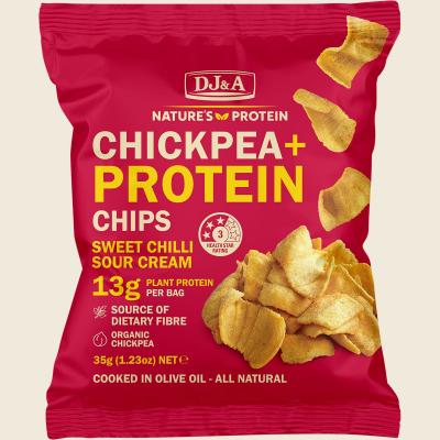 Chickpea + Protein Chips Sweet Chilli & Sour Cream 9x35g