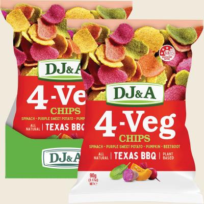 4-VEG Chips Texas BBQ 5x90g