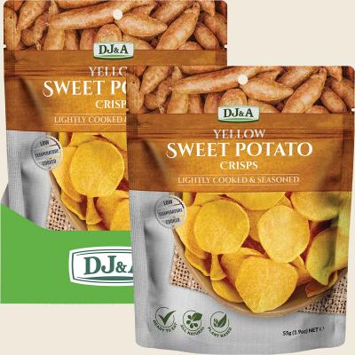 Yellow Sweet Potato Crisps 10x55g