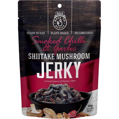 Shiitake Mushroom Jerky Smoked Chilli & Garlic 12x60g