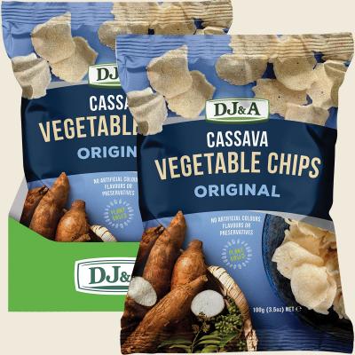 Cassava Vegetable Chips Original 5x100g
