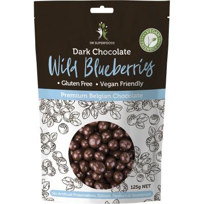 Wild Blueberries Dark Chocolate 125g