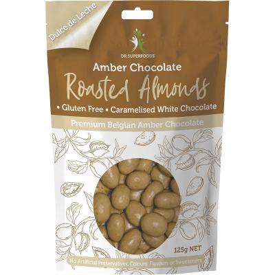 Roasted Almonds Amber Chocolate 125g