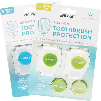 Toothbrush Protection with 2 Refills (Colour May Vary) 2pk