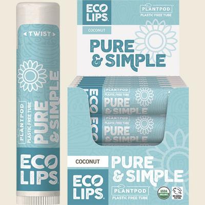 Lip Balm Display Pure & Simple Coconut 24x4.25g