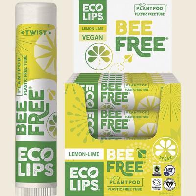 Lip Balm Display Bee Free Lemon-Lime 24x4.25g
