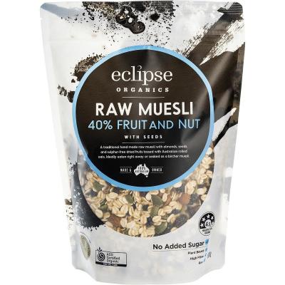 Organic Raw Muesli 40% Fruit and Nut 500g