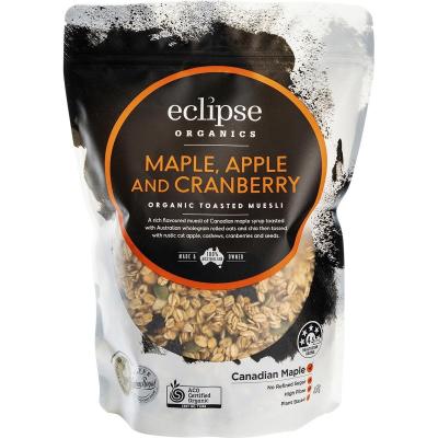 Organic Muesli Maple, Apple & Cranberry 450g