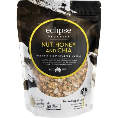 Organic Muesli Nut, Honey & Chia 450g