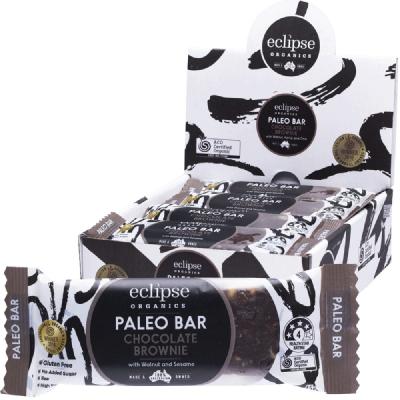 Raw Paleo Bar Chocolate Brownie 12x45g