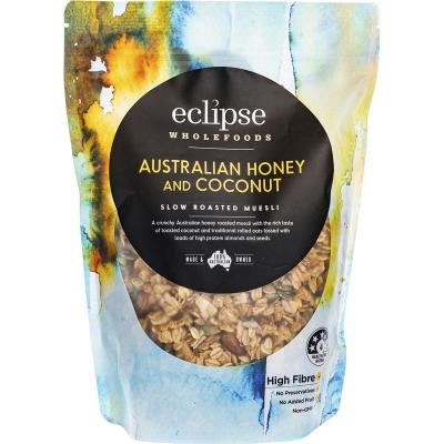 Slow Roasted Muesli Australian Honey & Coconut 450g